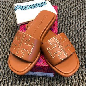 Tory Burch Double T Sport Slide